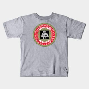 National Transcontinental Railway - Canada (18XX Style) Kids T-Shirt